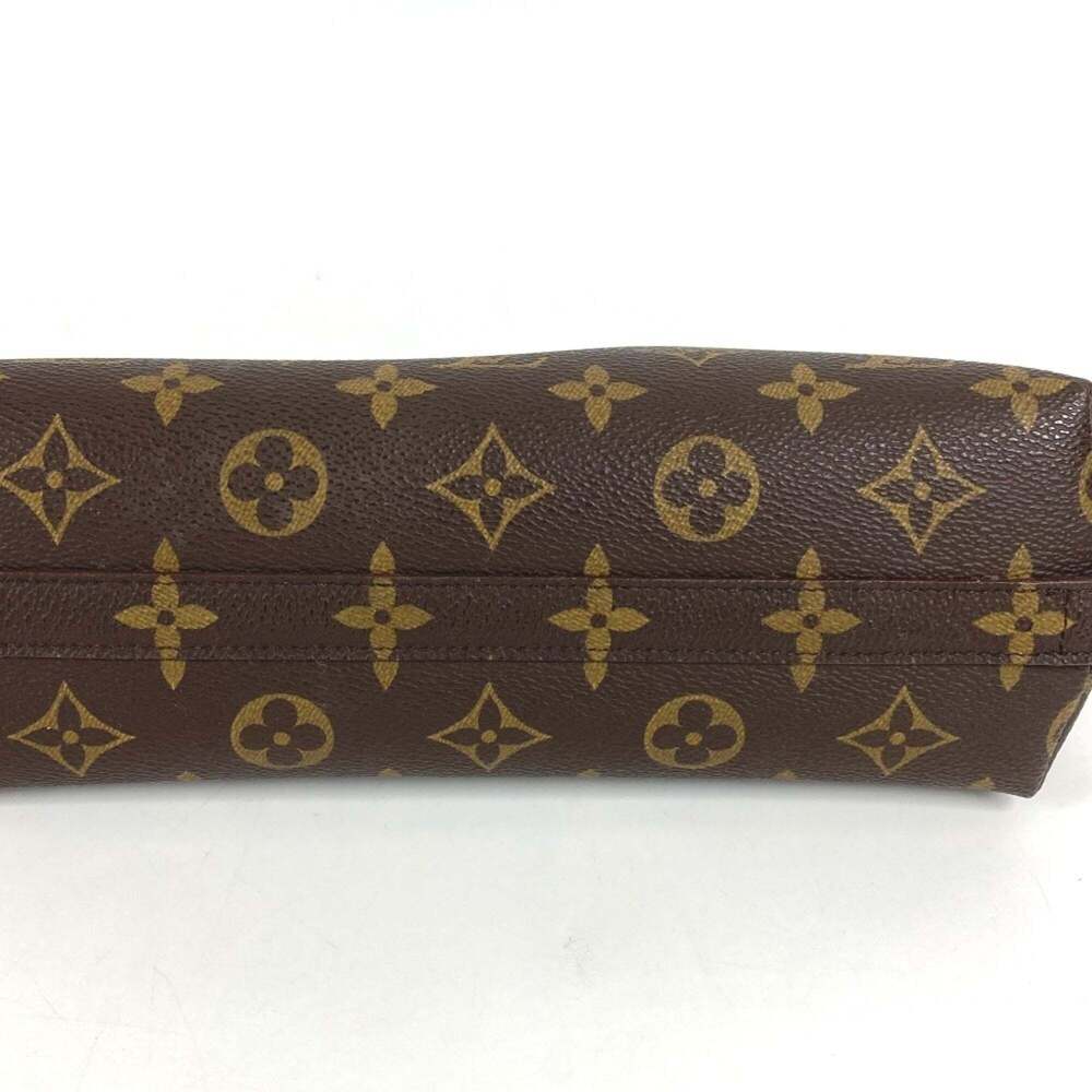 LOUIS VUITTON Authentic Brown Monogram Canvas Pouch - Picture 7 of 12